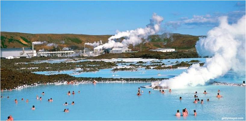 stație geotermală din Islanda