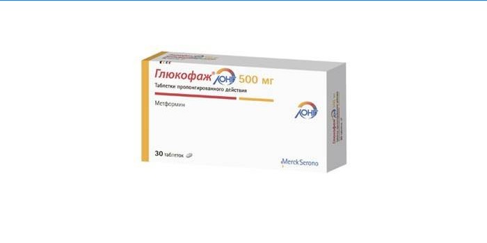 Tablete Glucofag Long 500