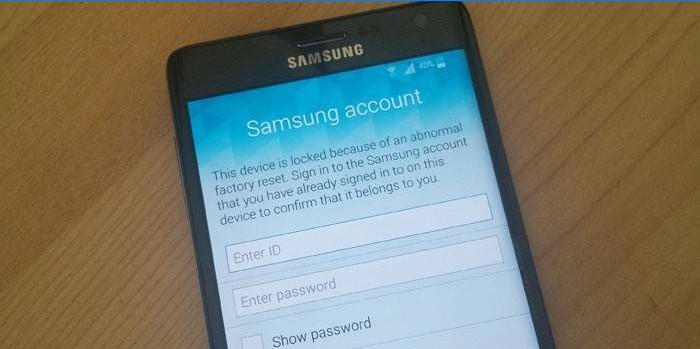 Aplicație cont Samsung pe telefon
