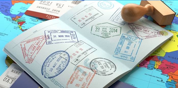 Marcaje de intrare și ieșire a pașaportului