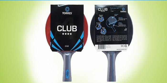 Rachete pentru tenis de masă Torres club 4