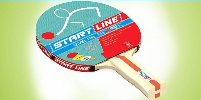 Ping Pong Racket Start Line 100