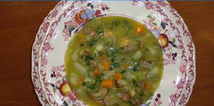 Supa de linte cu bulion de vită