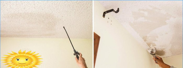 Cum să elimini vopseaua de pe pereți și tavane