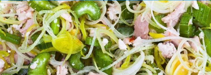 Salată cu țelină pentru dieta Protasov