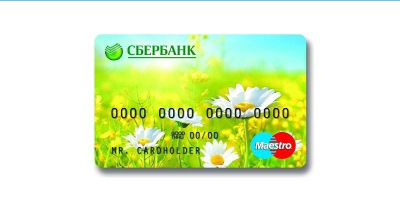 Card de plastic Sberbank