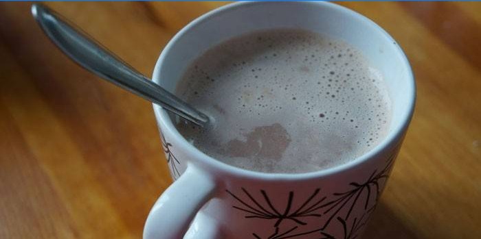 Ceasca de cacao in lapte