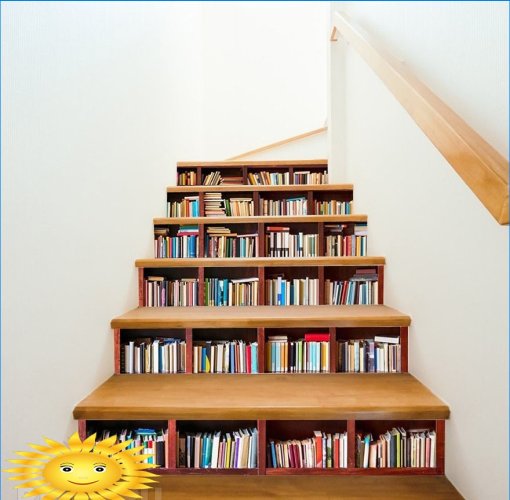 Ladder-bookcase: exemple vii de fotografie