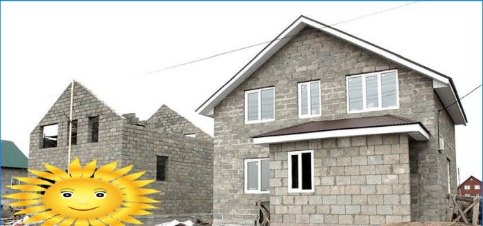 O casă din beton din lemn: pro și contra construirii din blocuri de beton din lemn