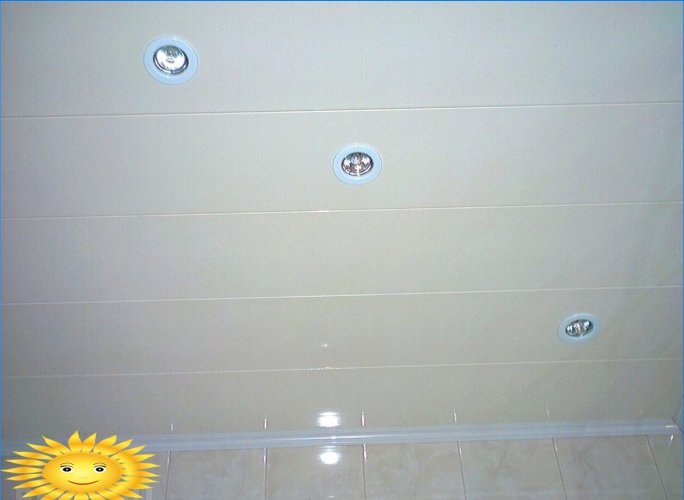 Opțiuni de proiectare a tavanului în baie