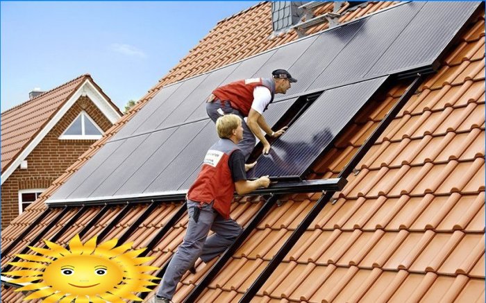 Panouri solare pentru acasă: diagrame de aplicare și conexiune