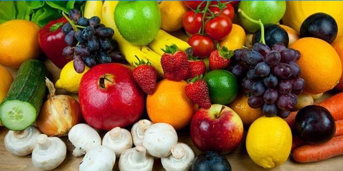 Fructe, legume și ciuperci
