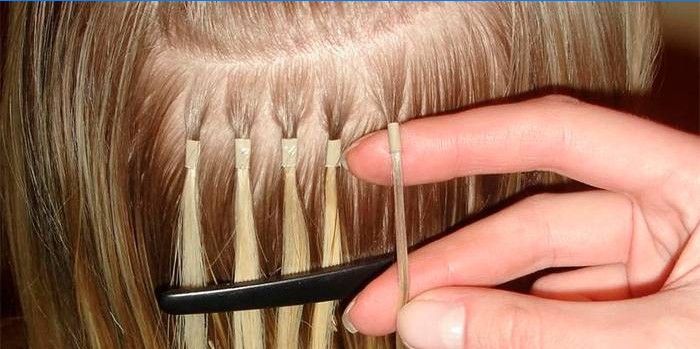 Procedura de extensie a părului