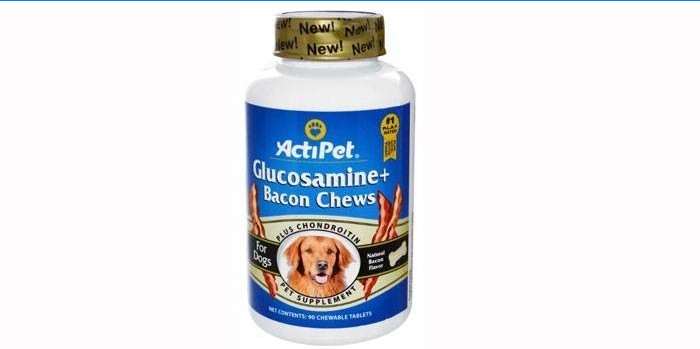 Vitamine pentru câini Actipet Glucosamina +