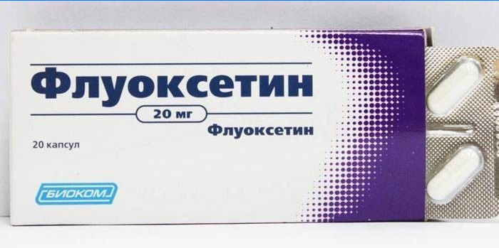 Tablete fluoxetină per pachet