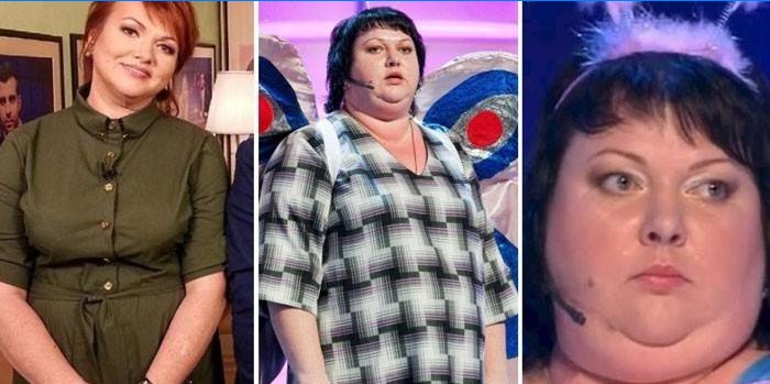 Kartunkova înainte și după pierderea în greutate