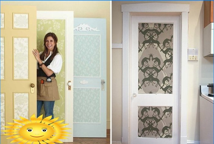 14 idei pentru decorarea unei uși interioare