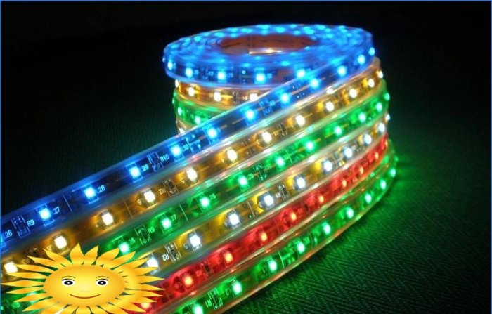 Benzi LED pentru iluminare: tipuri, tipuri, conexiune