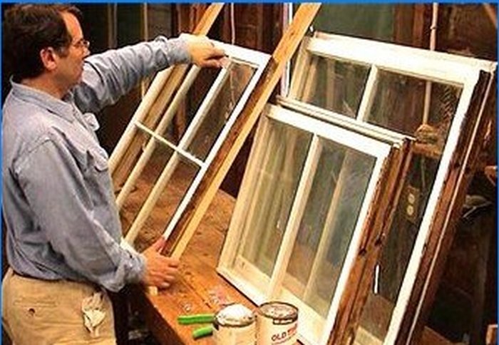 Cum să restaurați singur ferestrele vechi