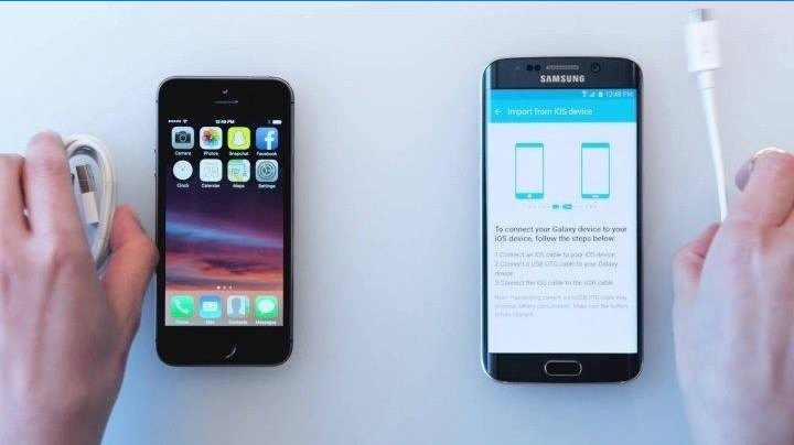 Apple iPhone și Samsung