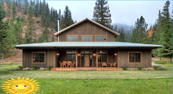 Ranch - un stil special de casă de țară