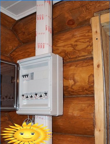 Reguli pentru instalarea cablurilor electrice într-o casă din lemn