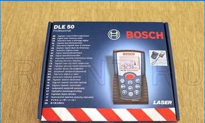 Revizuirea telemetrului laser Bosch DLE 50 Professional / 15 fotografii