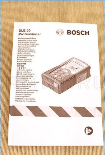 Revizuirea telemetrului laser Bosch DLE 50 Professional / 15 fotografii