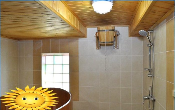 Saună și baie într-o casă de țară - pregătire pentru sezonul de vară