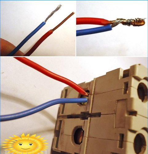 Tipuri de conexiuni electrice pentru fire cablate