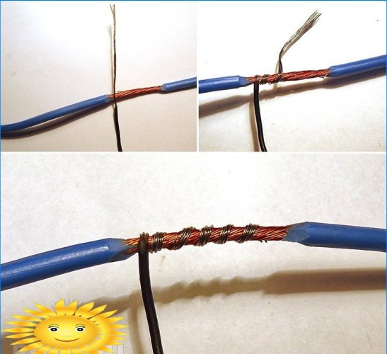 Tipuri de conexiuni electrice pentru fire cablate
