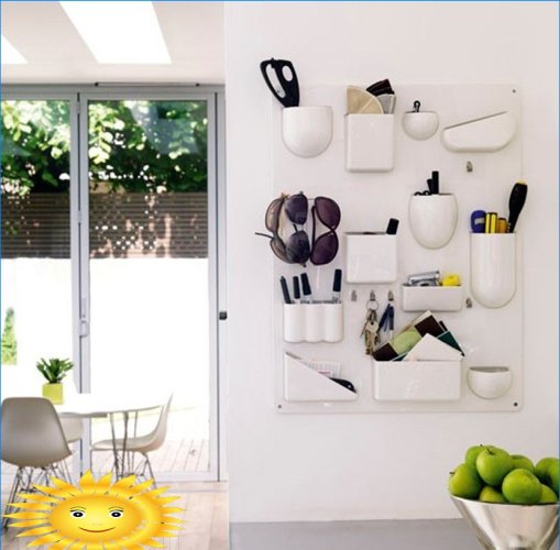 10 idei despre cum să organizezi elegant și pur și simplu spațiul într-o bucătărie mică