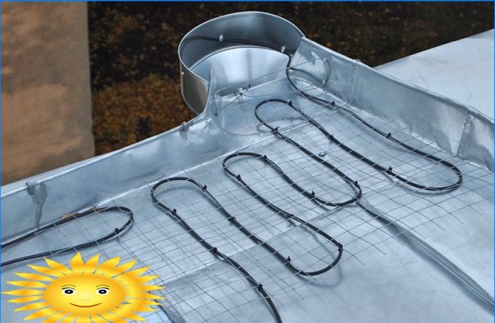 Golile de încălzire și acoperișurile: sisteme anti-glazură DIY