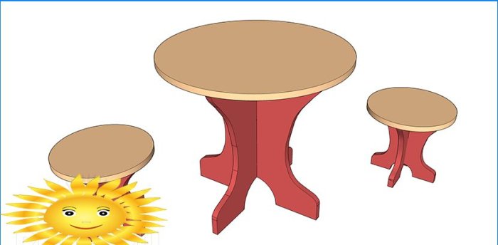 Mobilier de casă DIY: masă din lemn pentru copii
