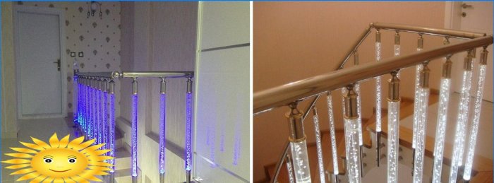 Opțiuni pentru iluminarea scărilor în casă