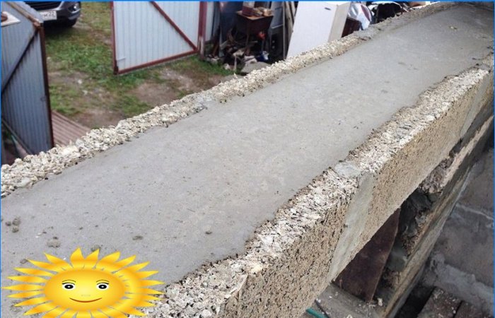 Casă din beton din lemn: caracteristici de construcție, zidărie de perete