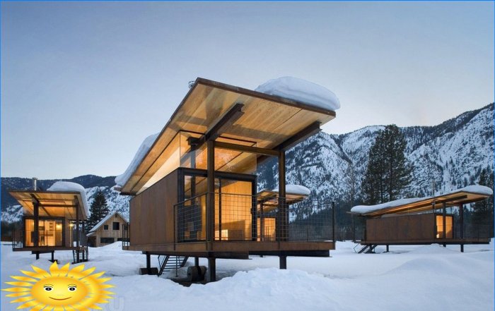 Case neobișnuite alpine - colecția de fotografii de iarnă