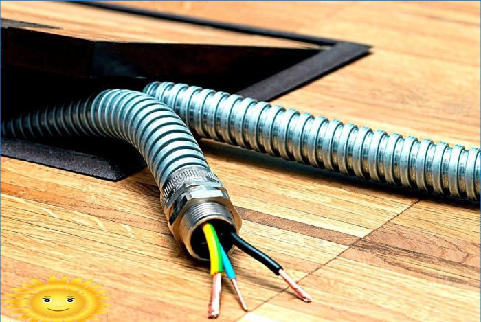 Furtun metalic pentru cablu electric: selectare și instalare