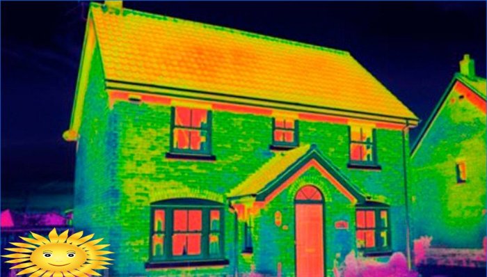 Inspectarea unei locuințe cu ajutorul unei imagini termice: găsirea unor scurgeri de căldură