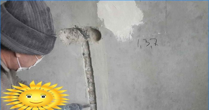 Pereți tăiați pentru cablare: cum să tăiați corect betonul și cărămida