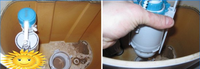 Repararea și înlocuirea accesoriilor de scurgere a rezervoarelor de toaletă