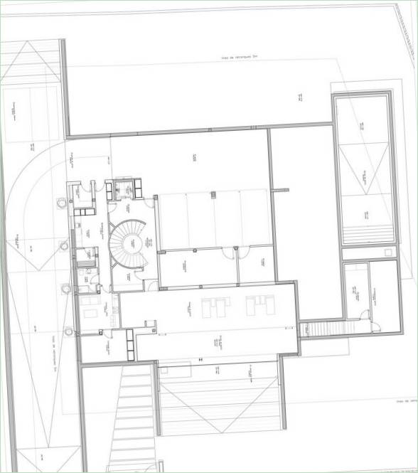 Planuri de etaj pentru reședința privată Park House