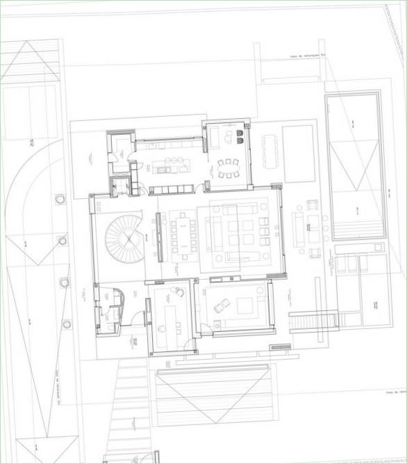 Reședință privată Park House plan de etaj