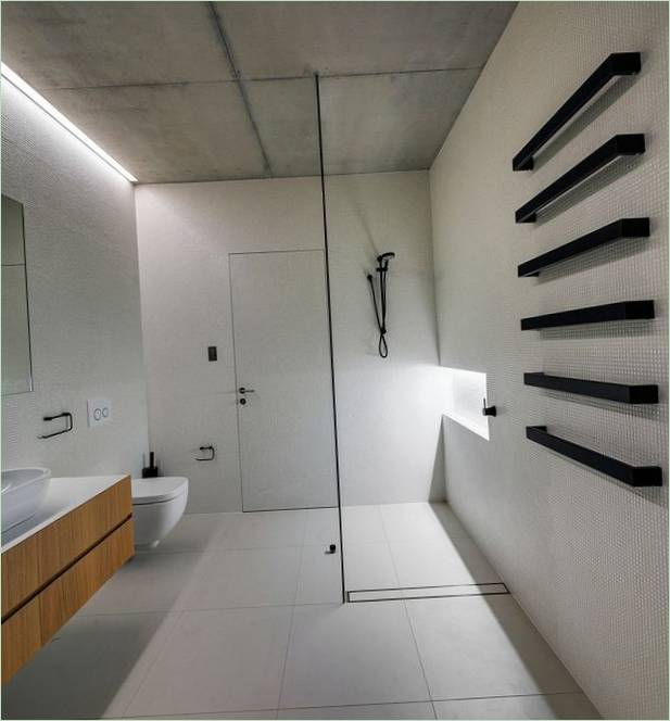 Cabină de duș transparentă