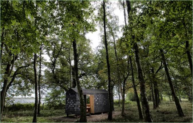 Proiect pentru case de vacanță: Forma asimetrică a campingului