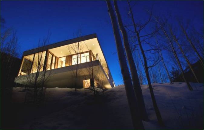 Proiectarea vilei de lux Linear House din Colorado