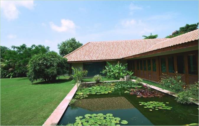 O casă tropicală în Gujarat