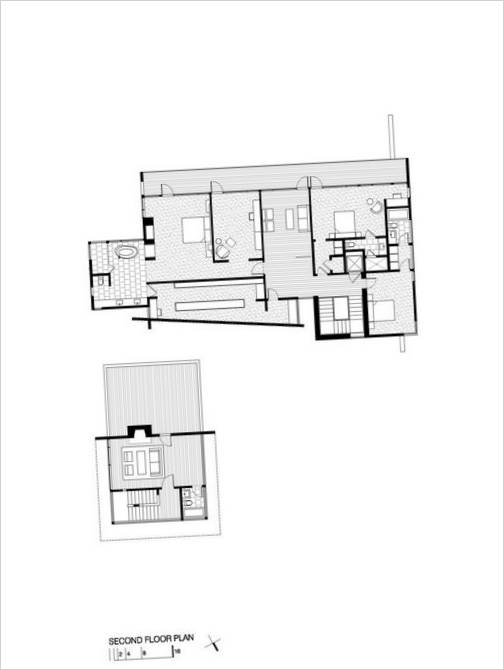 Un proiect pentru reședința modernă, cu două etaje, Wissioming Residence