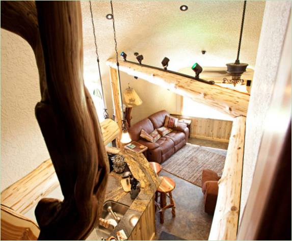 Interiorul unei case Hobbit