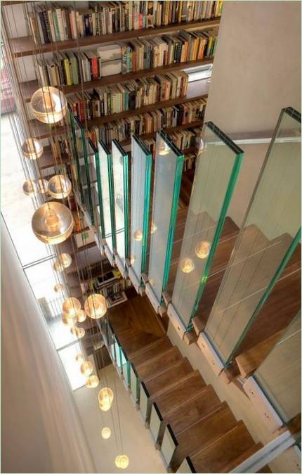 Balustrade de sticlă pentru scări